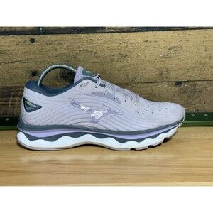Mizuno Wave Sky 6 Womens Running Shoes Purple Cushion Carbon Comfort Sz 10.5